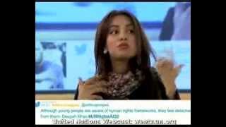 Deeyah Khan speaks at the United Nations  Geneva Dec 2013 [upl. by Presley]