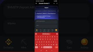 HOW TO CLAIM HAMSTER KOMBAT AIRDROP TO BINANCE [upl. by Nichy]