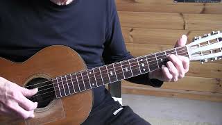 Stagolee Blues  Fingerpicking Blues Lesson  Mississippi John Hurt TAB avl [upl. by Gudrun]