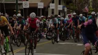 Bike Racing  Redlands Bicycle Classic 2024 Criterium  Crash [upl. by Vicky]