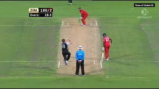 High Scoring Thriller  New Zealand vs Zimbabwe 2nd T20I 2012 at Hamilton [upl. by Waterman]