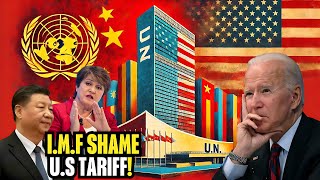 IMF FAULT US Criticize US For Imposing Tariff on China [upl. by Maurizio934]