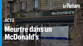 Un homme tué par balles au McDonalds de la porte de Clignancourt [upl. by Leban]