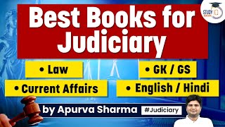 Best Books for Judiciary Exam Law GKGS Language  StudyIQ Judiciary [upl. by Yelak205]