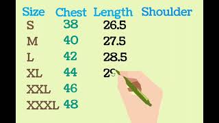 Mens Shirt Size chart  Shirt Size of men  Men Shirt Size [upl. by Huldah]