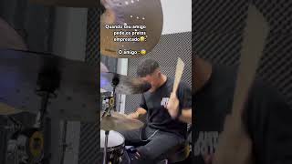 Você emprestaria  🤣🤣🔥drums bateria musica igreja [upl. by Jolie277]