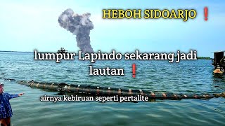 Viral Sidoarjo ❗muncul lautan biru di semburan lumpur Lapindo Sidoarjo [upl. by Eeladnerb]