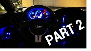 BRZ LED INTERIOR LIGHT CONVERSION PART TWO [upl. by Nnylirret]