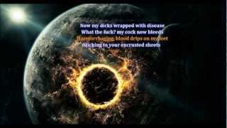 Devourment  Postmortal Coprophagia Lyrics Video [upl. by Aneladgam909]