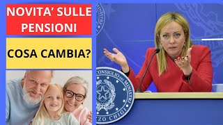 NOVITA SULLE PENSIONI [upl. by Pedersen393]