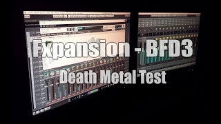 Fxpansion BFD3  Death Metal Test  FL Studio 12 [upl. by Adlei]