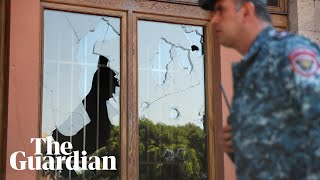 NagornoKarabakh ceasefire agreed after explosions rock disputed region [upl. by Eicnan19]