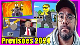 PREVISÕES dos SIMPSONS para 2024 [upl. by Duffie]