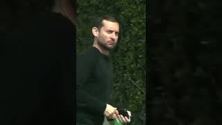 Tobey Maguire Gets Angry on Paparazzi 😡 Spiderman Tobey Maguire [upl. by Nairrad313]