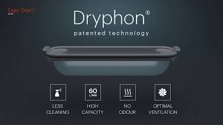 Easy Drain Clean shower drains Minimal cleaning with Dryphon® technology [upl. by Kurr]