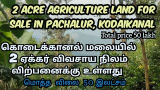 2 Acre farm land for sale in pachalur kodaikanal [upl. by Andromache]