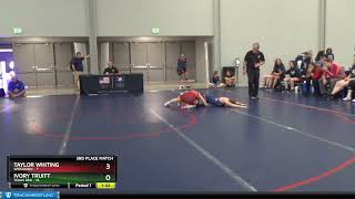 106 Lbs Placement Matches 8 Team  Taylor Whiting Wisconsin Vs Ivory Truitt Texas Red Ca50 [upl. by Kilbride]