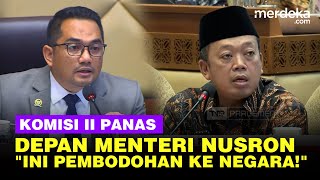 Komisi II Keras Depan Menteri Nusron Ini Pembodohan Terhadap Negara Setiap Hari [upl. by Kieran]