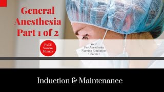 General Anesthesia Part 1 Induction amp Maintenance [upl. by Lyssa609]