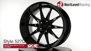 XXR 527D 18x105 Gloss Black Wheels  Next Level Motoring Exclusive [upl. by Konrad]