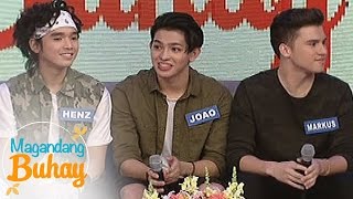 Magandang Buhay How are Markus Joao amp Henzs relationships with their parents [upl. by Arbas]