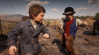 Jack vs Magnifico Battle Red Dead Redemption 2 NPC Fight Battle Creator Mod PC [upl. by Gnilrac]