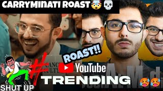 CARRYMINATI ROAST🤯 VIDEO CarryMinati trending roast [upl. by Fineberg881]