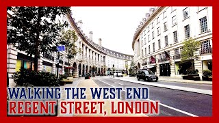 Regent Street Walk Discover the Heart of Londons West End in October 2024 🚶‍♂️✨ [upl. by Elacim]