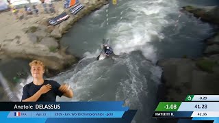 Anatole Delassus  Kayak SemiFinal  2024 ICF Canoe Slalom World Cup Ivrea Italy [upl. by Anitak]