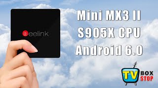 Beelink Mini MXIII II Amlogic S905X Android 60 TV Box [upl. by Petrina596]