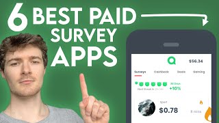 6 BEST Paid Survey Apps for Earning Money On the Go 2023 [upl. by Ttevi]