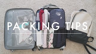 Travel Packing Tips  How to Pack a CarryOn  Packing Checklist Download [upl. by Deerdre766]