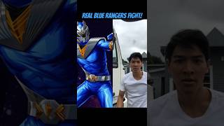 Real Blue Rangers FIGHT Shorts PowerRangers BlueRanger Fight [upl. by Inan]