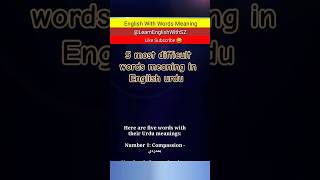 Words meaning in English urdu  learn  words meaning [upl. by Merrell]