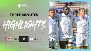 This opener is OUTRAGEOUS  England v Argentina  World Rugby U20 Championship 2024 Match Highlights [upl. by Nennerb833]