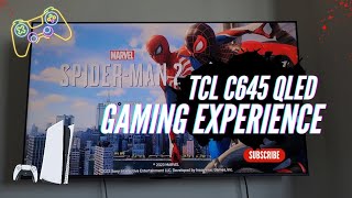 Setup The Ultimate Gaming Experience On TCL C645 QLED 4K TV  Gameplay Marvel Spiderman 2 [upl. by Hollander]