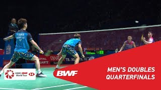 QF  MD  GIDEONSUKAMULJO INA 1 vs OUZHANG CHN  BWF 2019 [upl. by Jazmin]