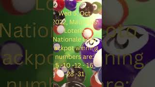 Youtube shorts Mauritius Loterie Nationale Loto Jackpot [upl. by Atikaj]