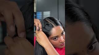 🎀Rope twist braid tutorial🎀 🌸🌼Onam Hairstyle🌼🌼 hairstyle onamhairstyle hairtutorial braids [upl. by Anibor]