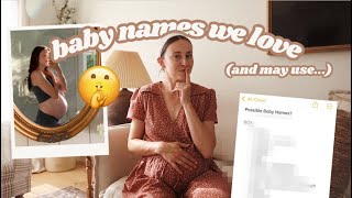 sharing the names on our BABY LIST 🙈  Old Fashioned Unique Baby Names We Love amp May Use [upl. by Radcliffe]