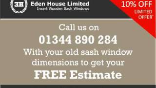 Sash Window Replacement timber windows The Eden House Video [upl. by Anitsirhk]