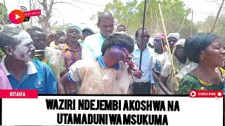 WAZIRI NDEJEMBI AKOSHWA NA UTAMADUNI WA MSUKUMA [upl. by Acherman]