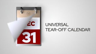 Tearoff Calendar After Effects Templates [upl. by Wira]