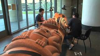 Totem Pole Art Preserves Native American Culture [upl. by Rollin]