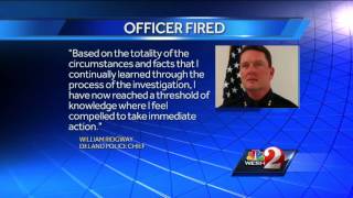 Officer fired after running man over in pursuit [upl. by Mailand928]