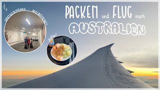 PACKEN und FLUG nach AUSTRALIEN 🇦🇺✈️ · Aupair Gastgeschenke und Abschied  vayasmemories [upl. by Darline]