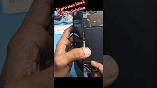 iphone 13 pro max black screen Solution new trick mobilerepair [upl. by Tamah]