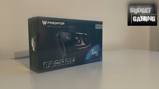 Unboxing Acer Predator BiFrost Intel ARC 750 OC Edition 8GB GPU [upl. by Fulvia]