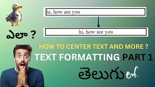 Web Development CSS TEXT FORMATTING PART 1 Detail Explanation in Telugu  Lesson  10  PART 1 [upl. by Rafaj]