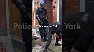 Police raid in York for drug supply in local area [upl. by Bernetta154]